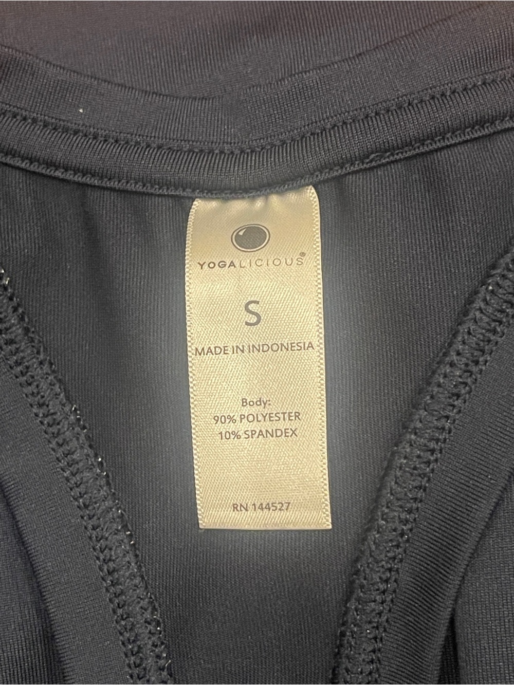 Yogalicious Navy Blue Athletic Workout Racerback Tank Top Small - Picture 4 of 4